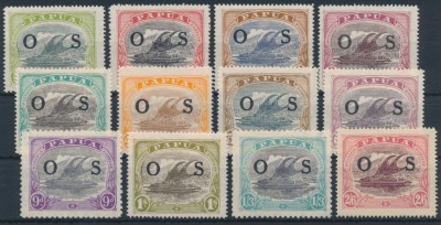 Papua 1931 SG O55-O66. Серия 12 марок. **