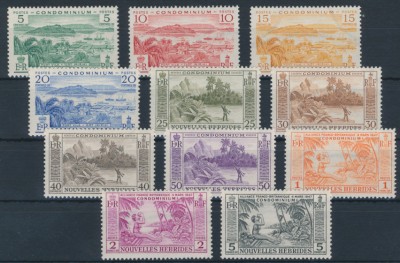 Nouvelles Hebrides 1957 SG F96-F106. Серия 11 марок. **