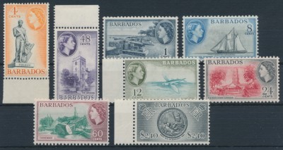 Barbados 1964 SG 312-319. Серия 8 марок. **