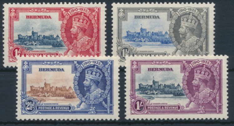 Bermuda 1935 SG 94-97. Серия 4 марки. **