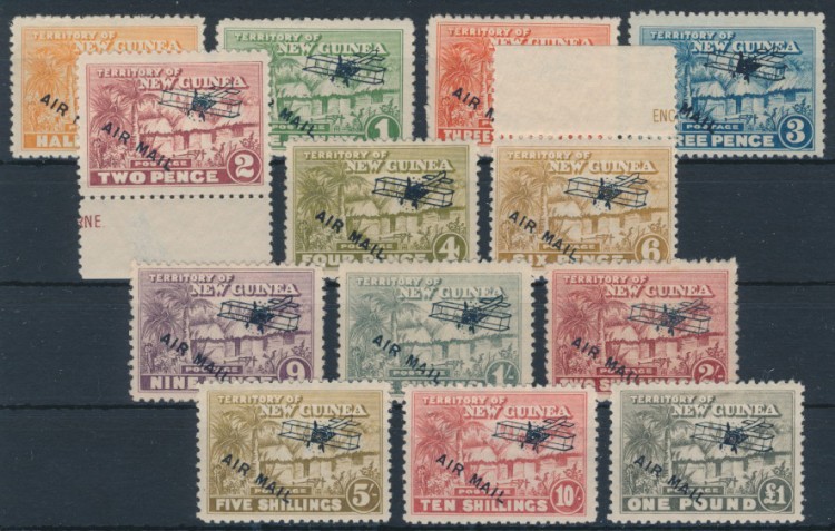 New Guinea Territory 1931 SG 137-149. Серия 13 марок. **