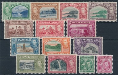 Trinidad and Tobago 1938 SG 246-256. Серия 14 марок. **