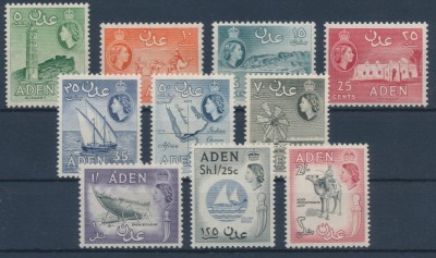 Aden 1964 SG 77-86. Серия 10 марок. **