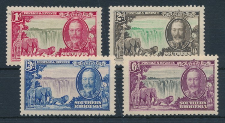 Southern Rhodesia 1935 SG 31-34. Серия 4 марки. *