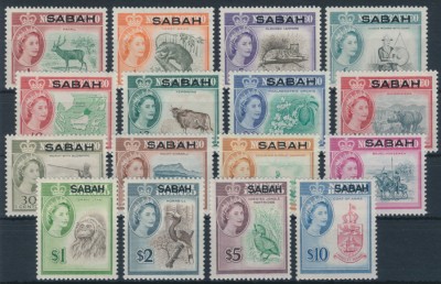Sabah 1964 SG 408-423. Серия 16 марок. **