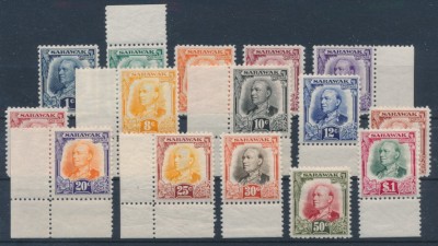 Sarawak 1932 SG 91-105. Серия 15 марок. **