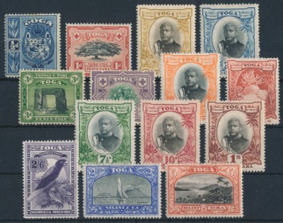 Tonga 1897 SG 38a-53a. Серия 14 марок. *